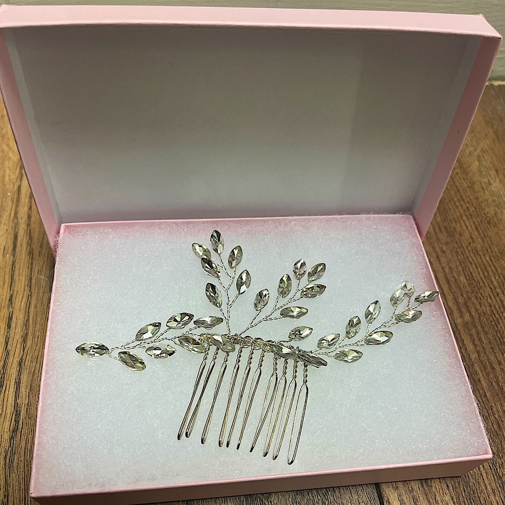 Bridal hair piece Bridal hair comb